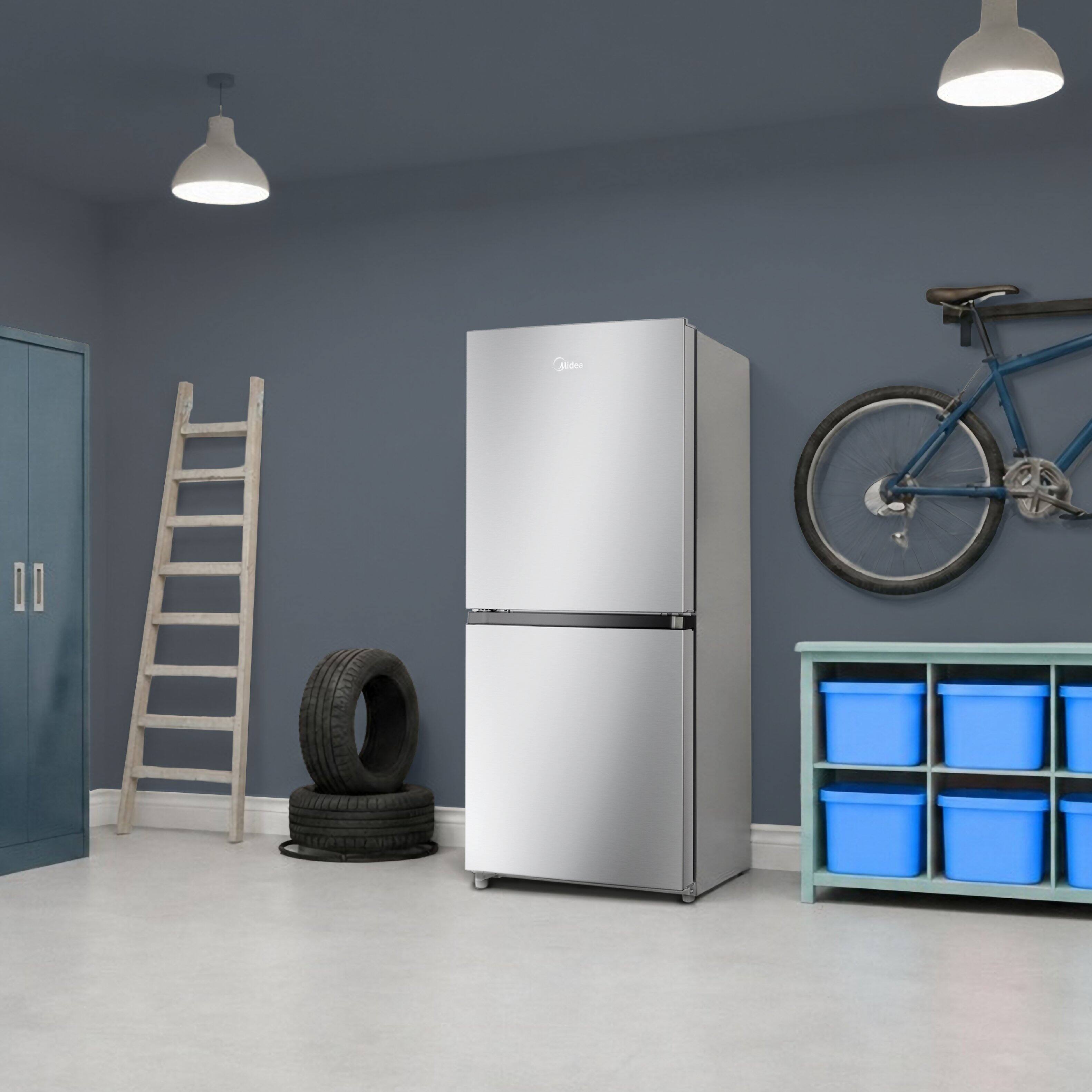 Alt View 26. Midea - 20 cu. ft. 50/50 Flex™ 3-in-1 Garage Ready Frost Free Convertible Freezer with Energy Star Certification - Stainless Steel.