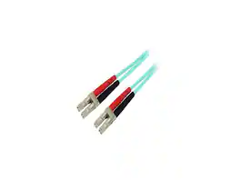 StarTech.com - 450FBLCLC5 Aqua OM4 16ft 100Gb LC-LC Fiber Patch Cable