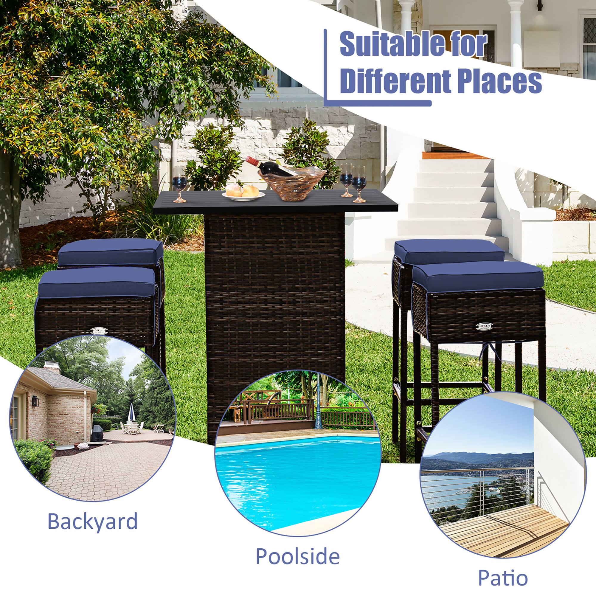 Suitable for Different Places

Backyard  
Poolside  
Patio