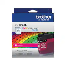 brother at your side
LC406XL
INKvestment TANK
XL 5000* page yield
rendimiento
M MAGENTA
HL-JF1 MFC-J4335DW MFC-J4345DW MFC-J4535DW MFC-J5855DW MFC-J5955DW MFC-J6555DW MFC-J6955DW
LC406 M XL