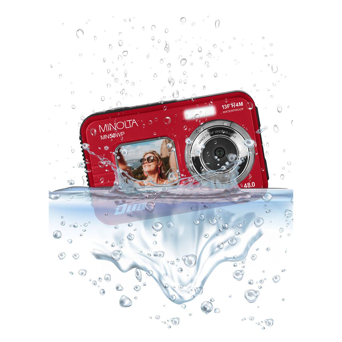 MINOLTA MN50WP  
13FT/4M WATERPROOF AF UHD 4K  
MINOLTA S  
Duz  
48.0