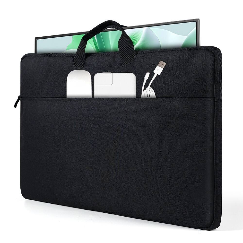 Left. UPERFECT - UPERFECT Laptop Sleeve Bag, 13-24 Inch Monitor Laptop Tablet, Waterproof, Padded - Black.