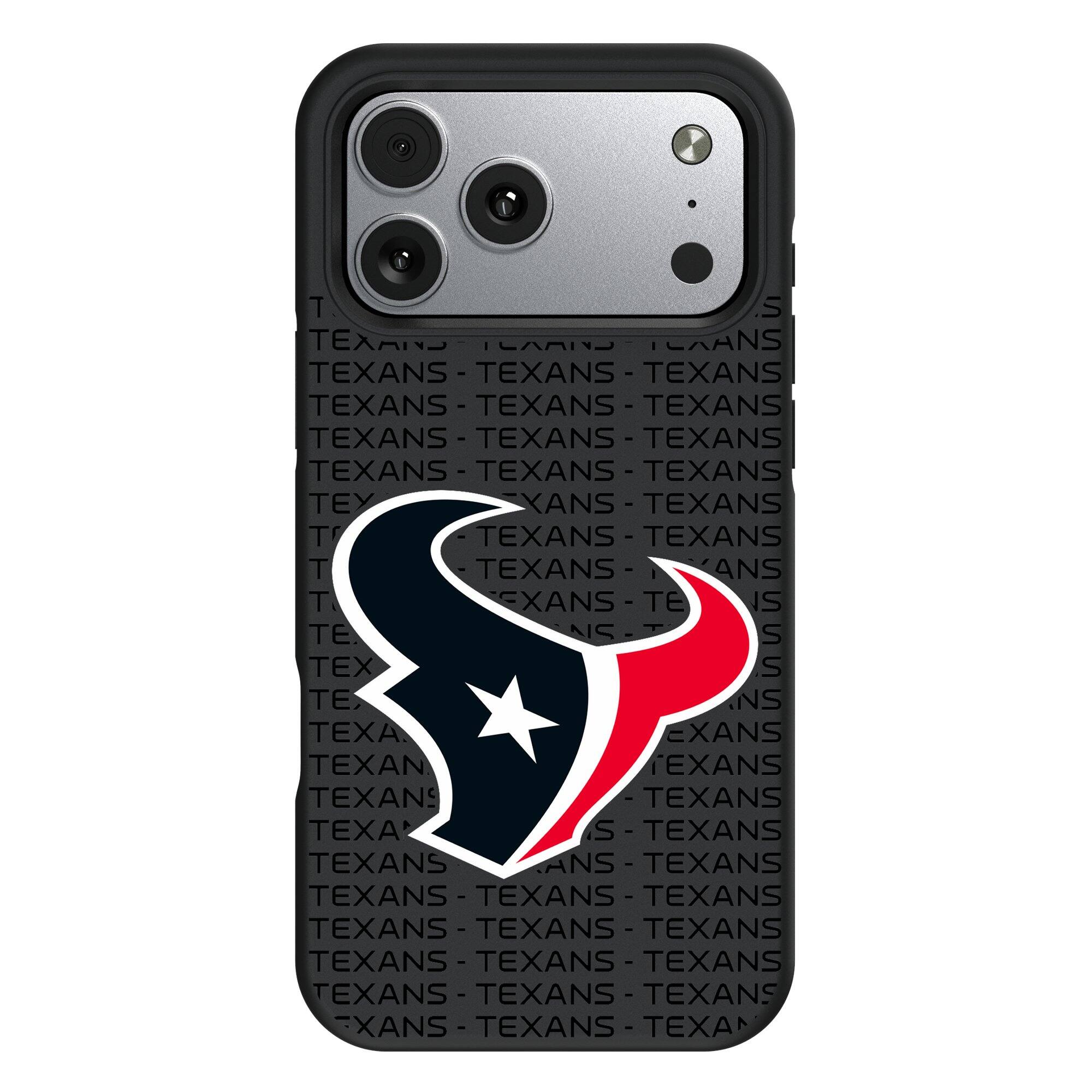 Keyscaper - NFL - Houston Texans - Bump Case with 8.2ft Drop Protection - 15 - Multicolor