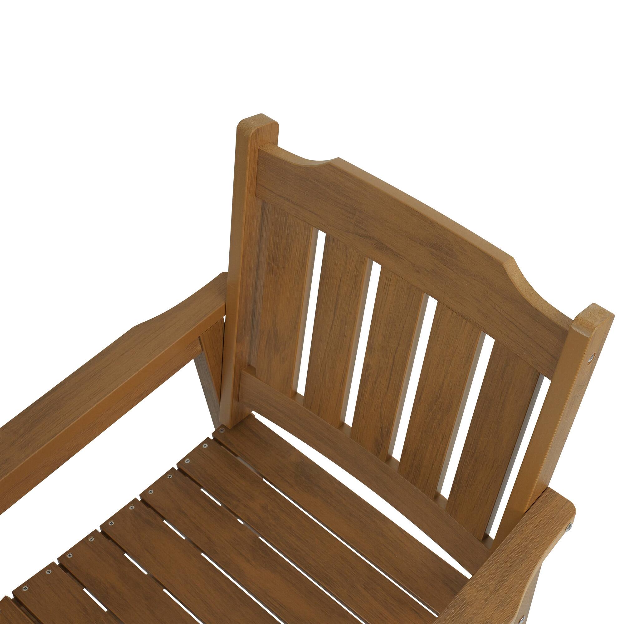 Fortune Candy HIPS Poly Lumber Patio Dining Chair Set of 2, All Weather ...