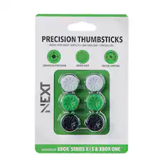 PRECISION THUMBSTICKS
WORKS WITH XBOX SERIES X | S AND XBOX ONE CONTROLLERS
ENHANCED PRECISION
ADDED GRIP
FASTER CONTROL
MADE FOR XBOX SERIES X | S & XBOX ONE