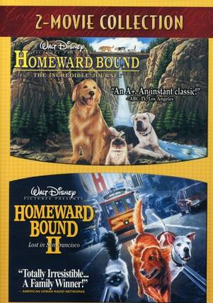 Front. Homeward Bound: The Incredible Journey / Homeward Bound II: Lost in San Francisco - DVD.