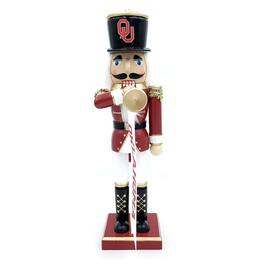 Santa's Workshop - Oklahoma Sooners 14" Bugler Nutcracker - Red