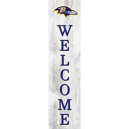 Fan Creations - Baltimore Ravens 48'' Welcome Leaner - Multicolor