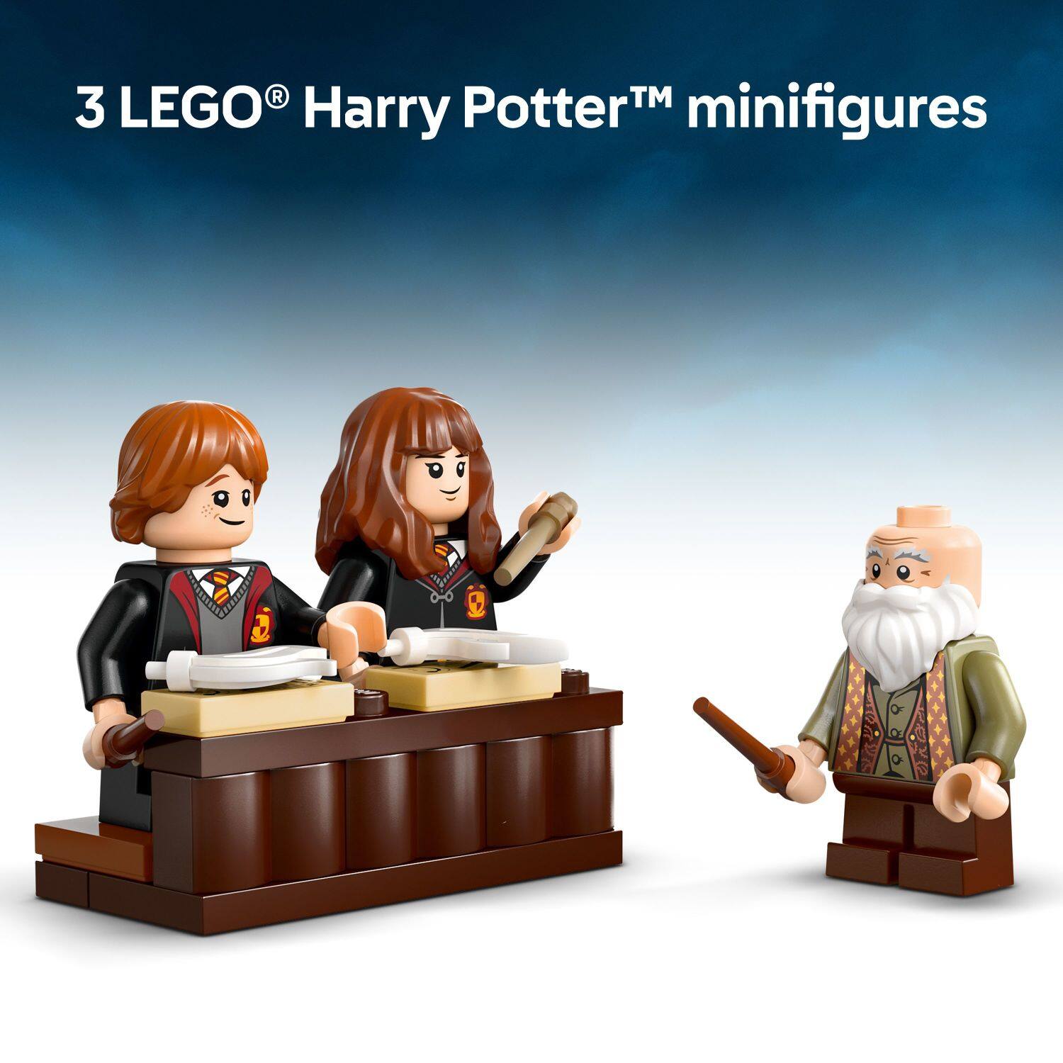 3 LEGO Harry PotterTM minifigures