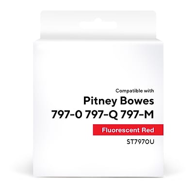 Compatible with  
Pitney Bowes  
797-0 797-Q 797-M  
Fluorescent Red  
ST7970U