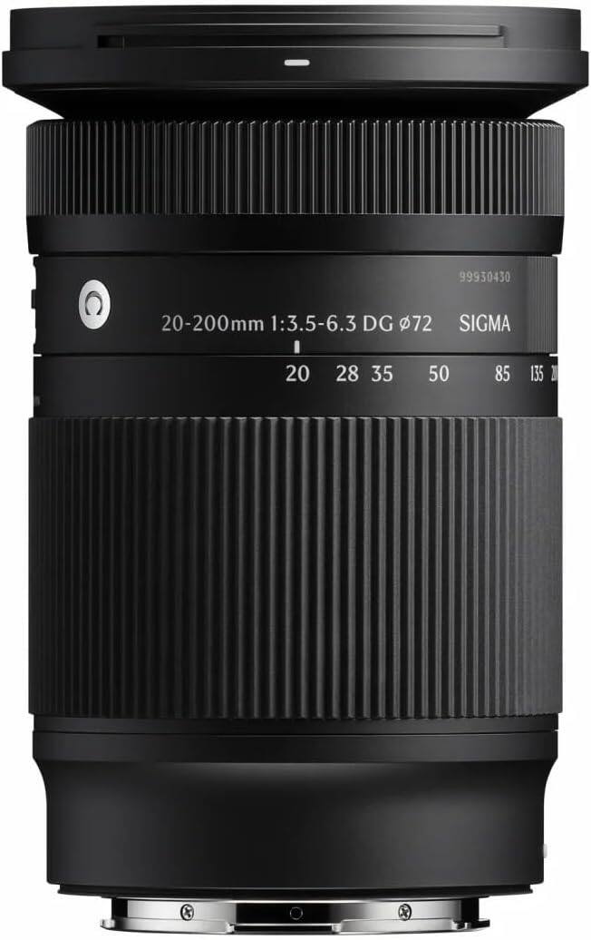 99930430  
20-200mm 1:3.5-6.3 DG 72  
SIGMA  
20 28 35 50 85 135