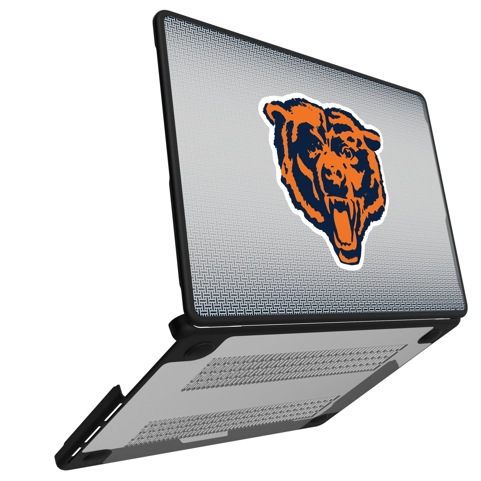 Alt View 1. Keyscaper - Chicago Bears Linen MacBook Case - Air 13 in - Multicolor.