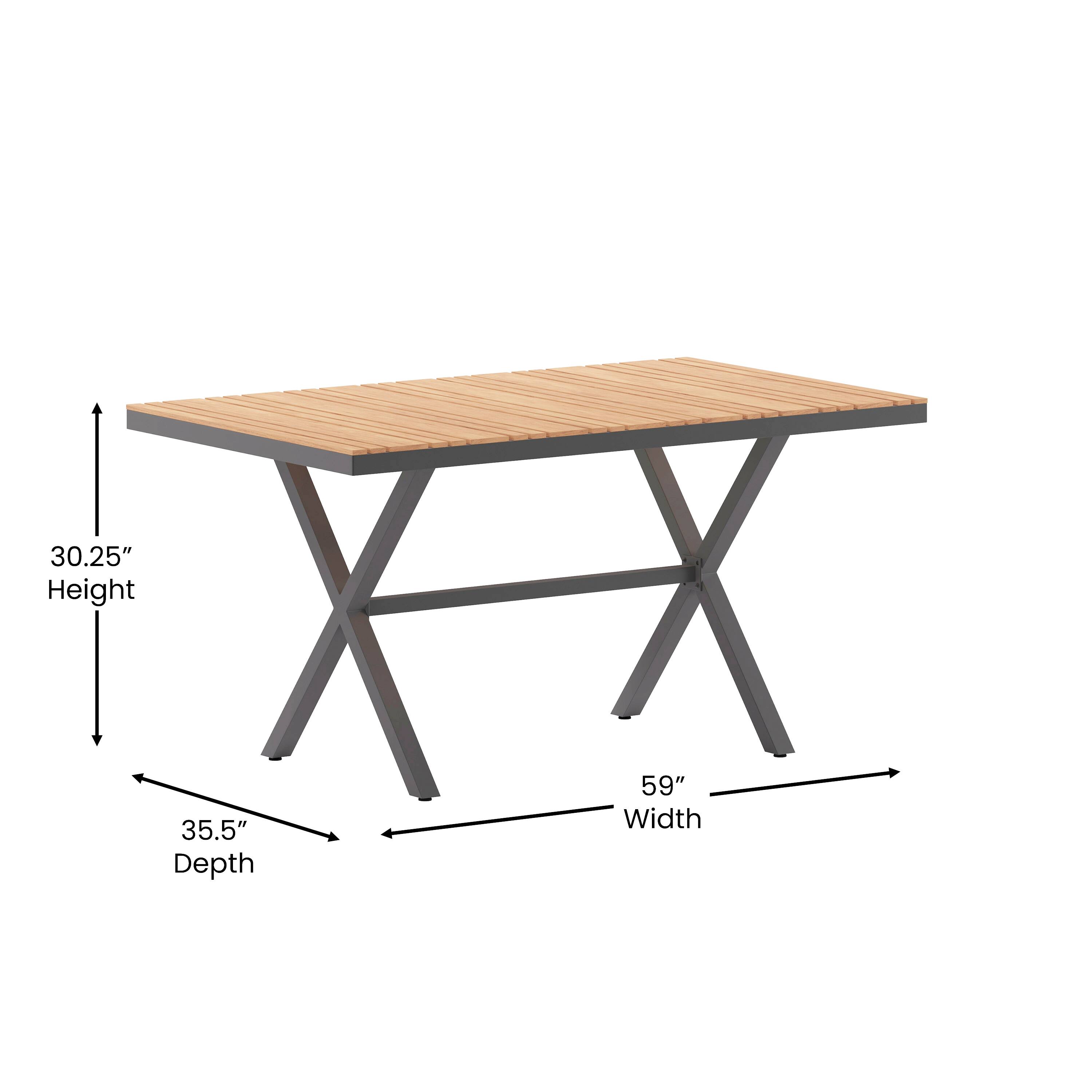 30.25" Height  
35.5" Depth  
59" Width