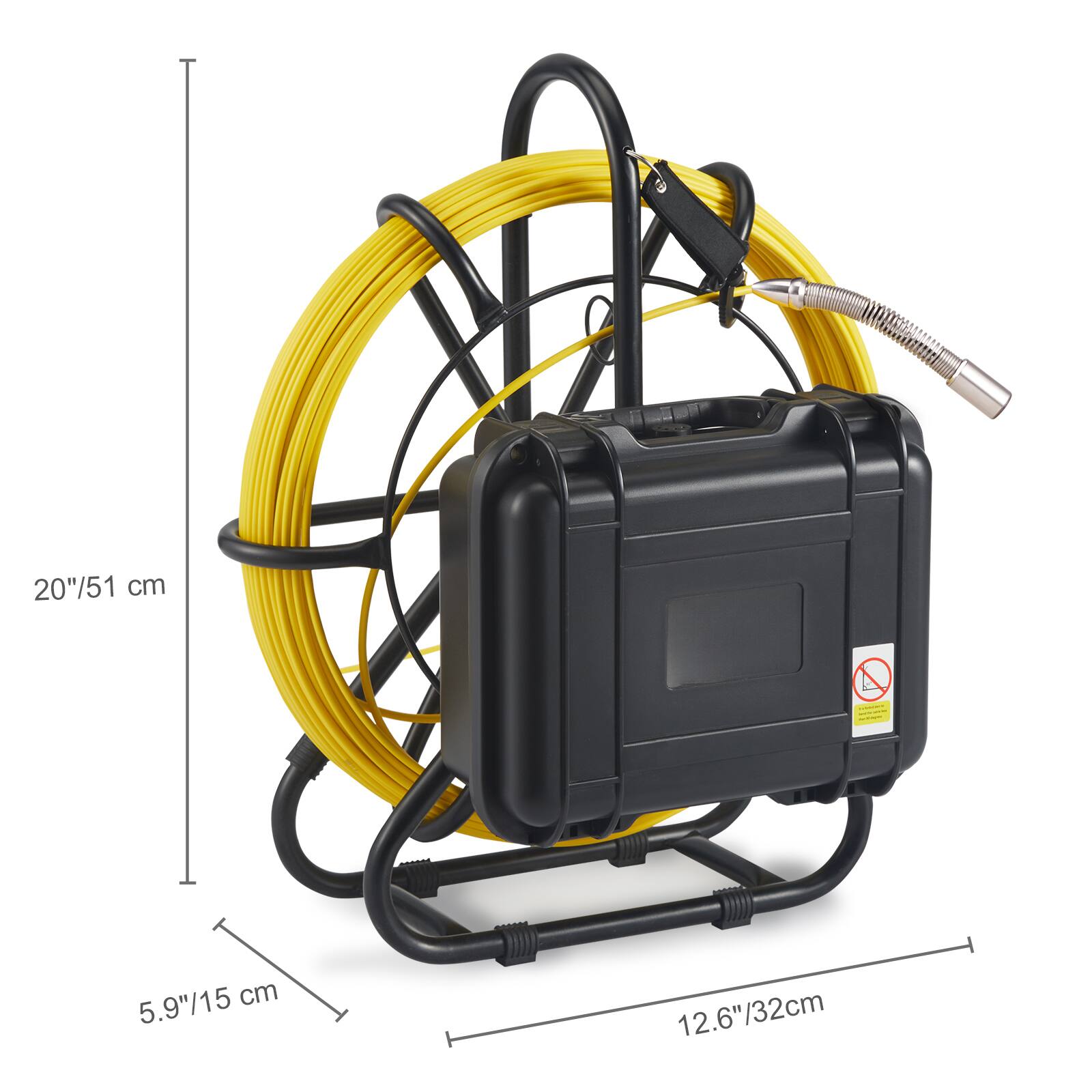 20"/51 cm  
5.9"/15 cm  
12.6"/32 cm