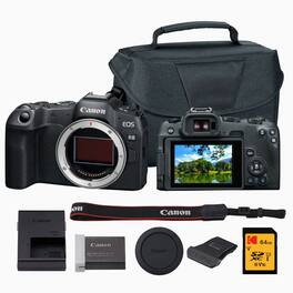 Canon - EOS R8 Mirrorless Camera Body Bundle with Memory Card and Camera Bag