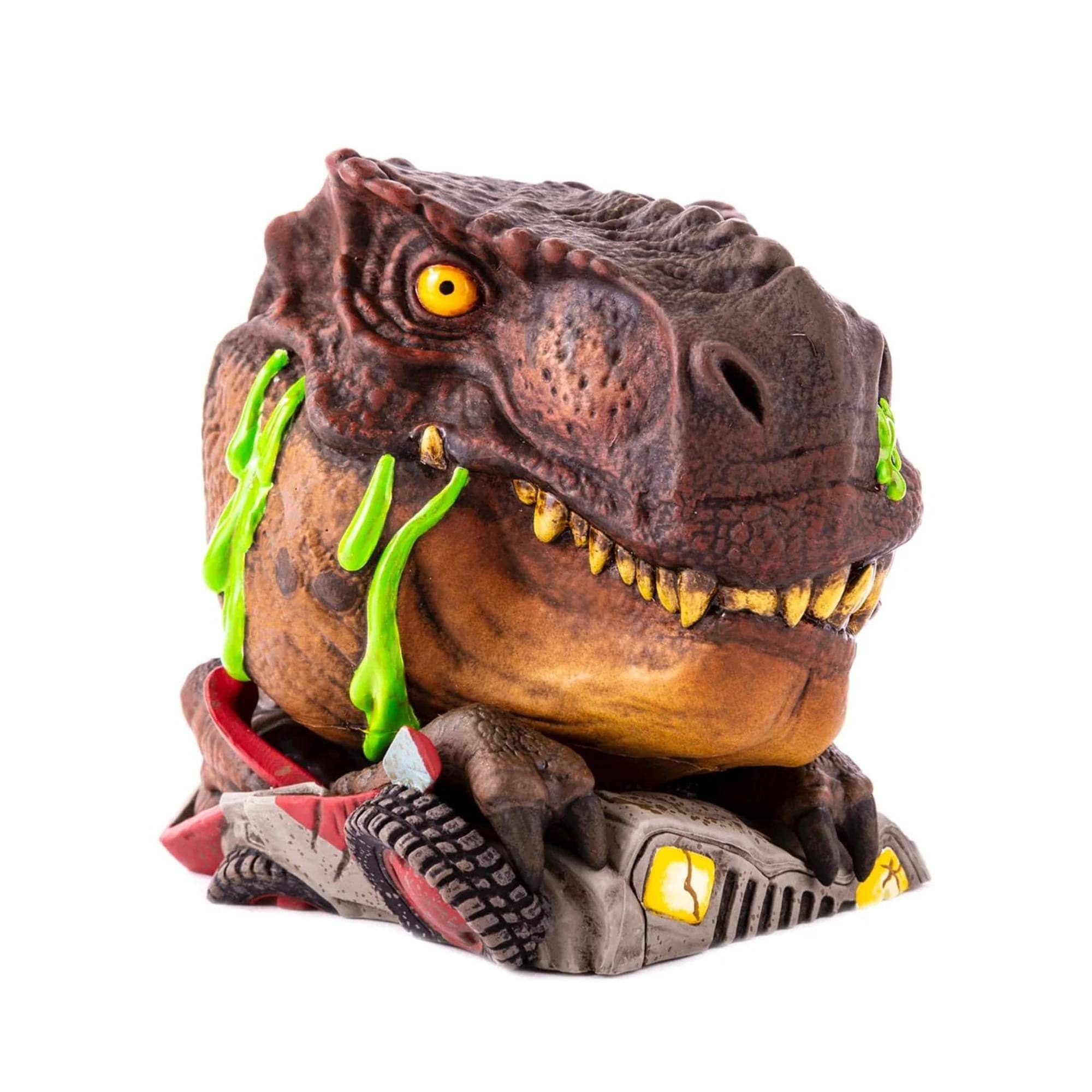 Alt View 5. MONDO - Jurassic Park Mondoid Collectible Vinyl Figure | T-Rex - Brown.