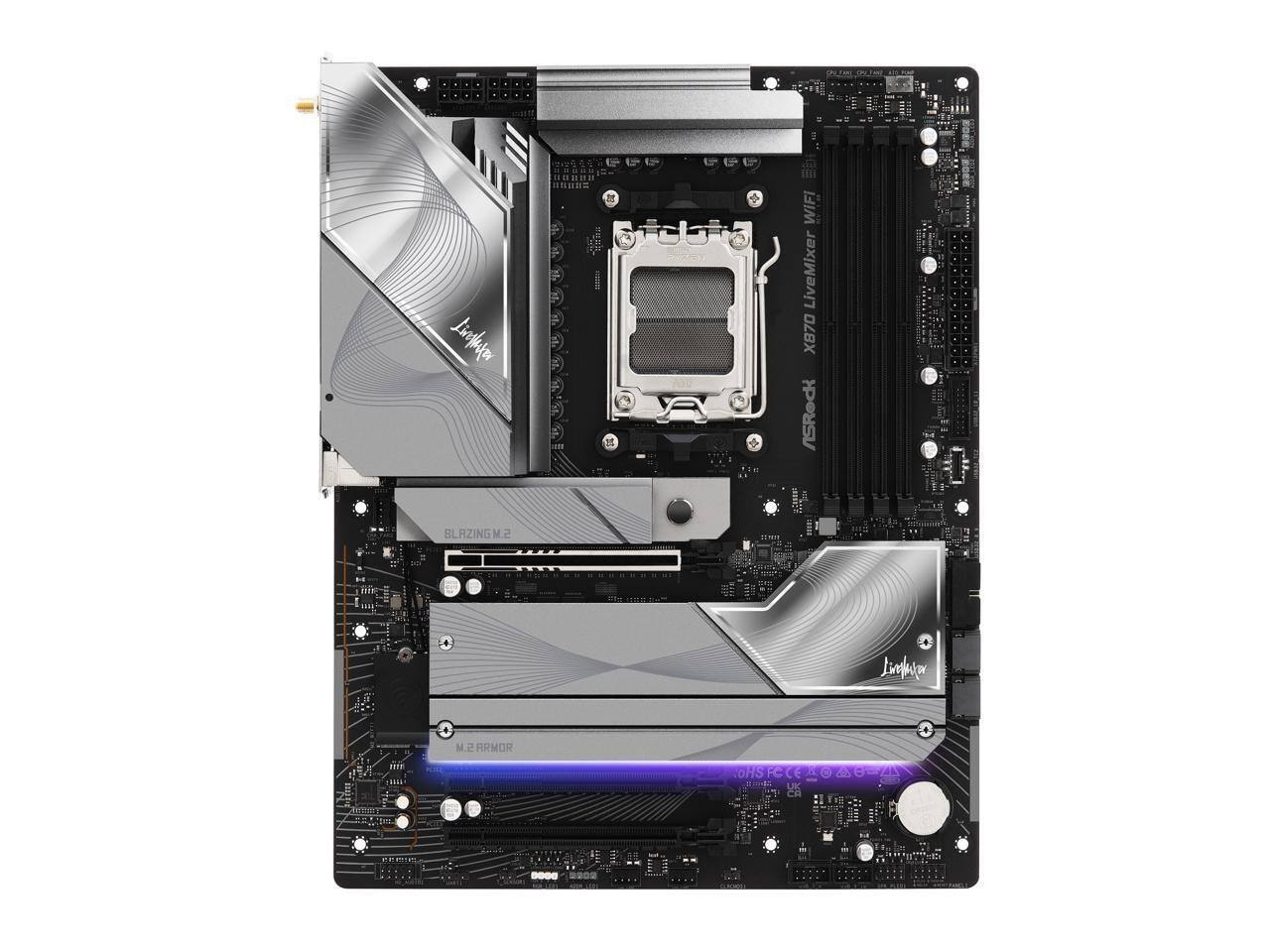maleni BLAZING 2 BNHRS te M WIFI LiveMixer X870 ASRock Tioibe Jiphipr 2 M.2 ARMOR OHS UK