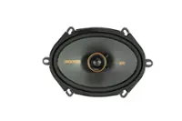 KICKER - KS Series 6" x 8" 2-Way Car Speakers with Polypropylene Cones (Pair) - Black - Front_Zoom