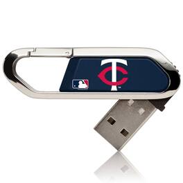 Keyscaper - Minnesota Twins 32GB Solid Design Clip USB Flash Drive-32 GB USB-C - Multicolor