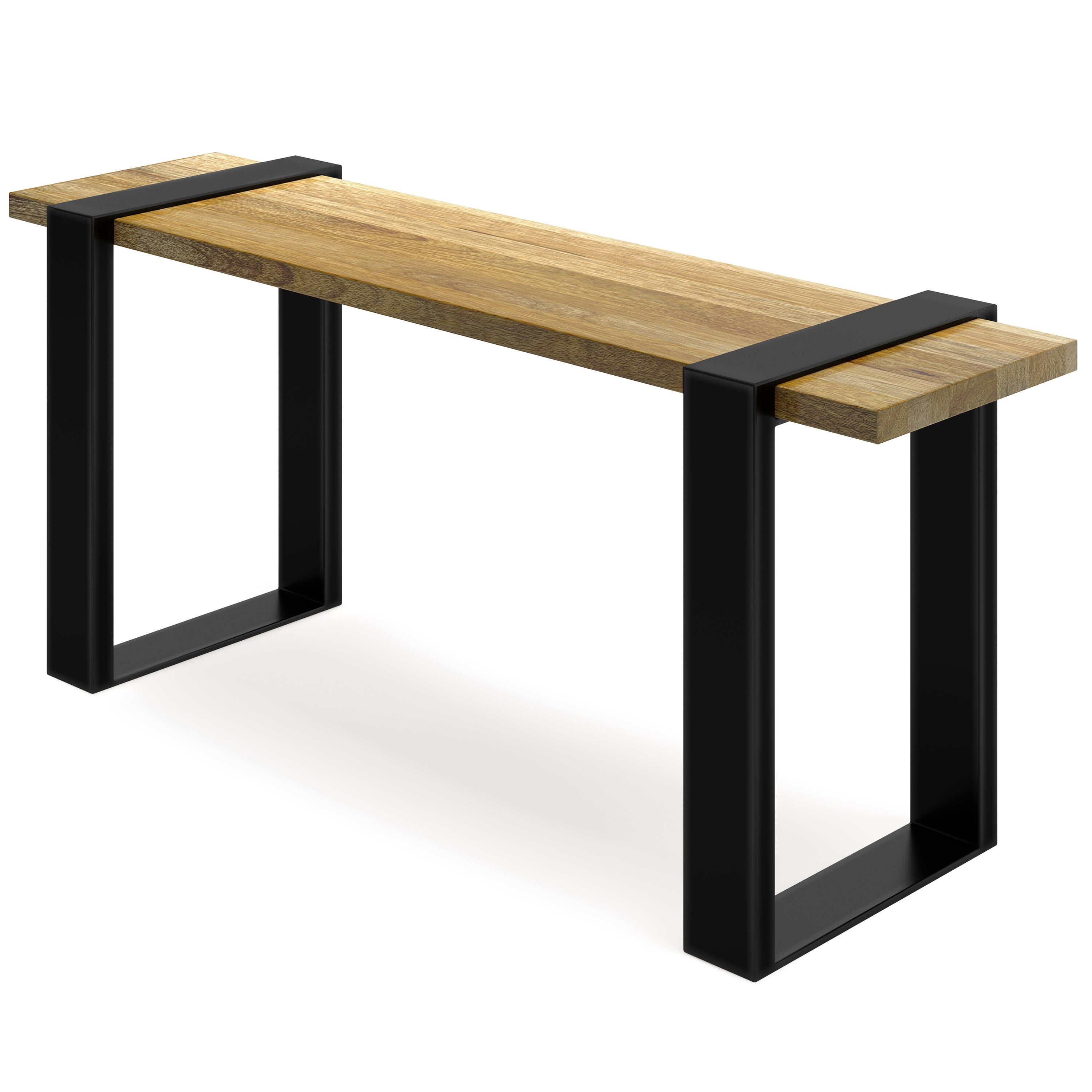 Angle. Simpli Home - Nessa Bench - Natural.