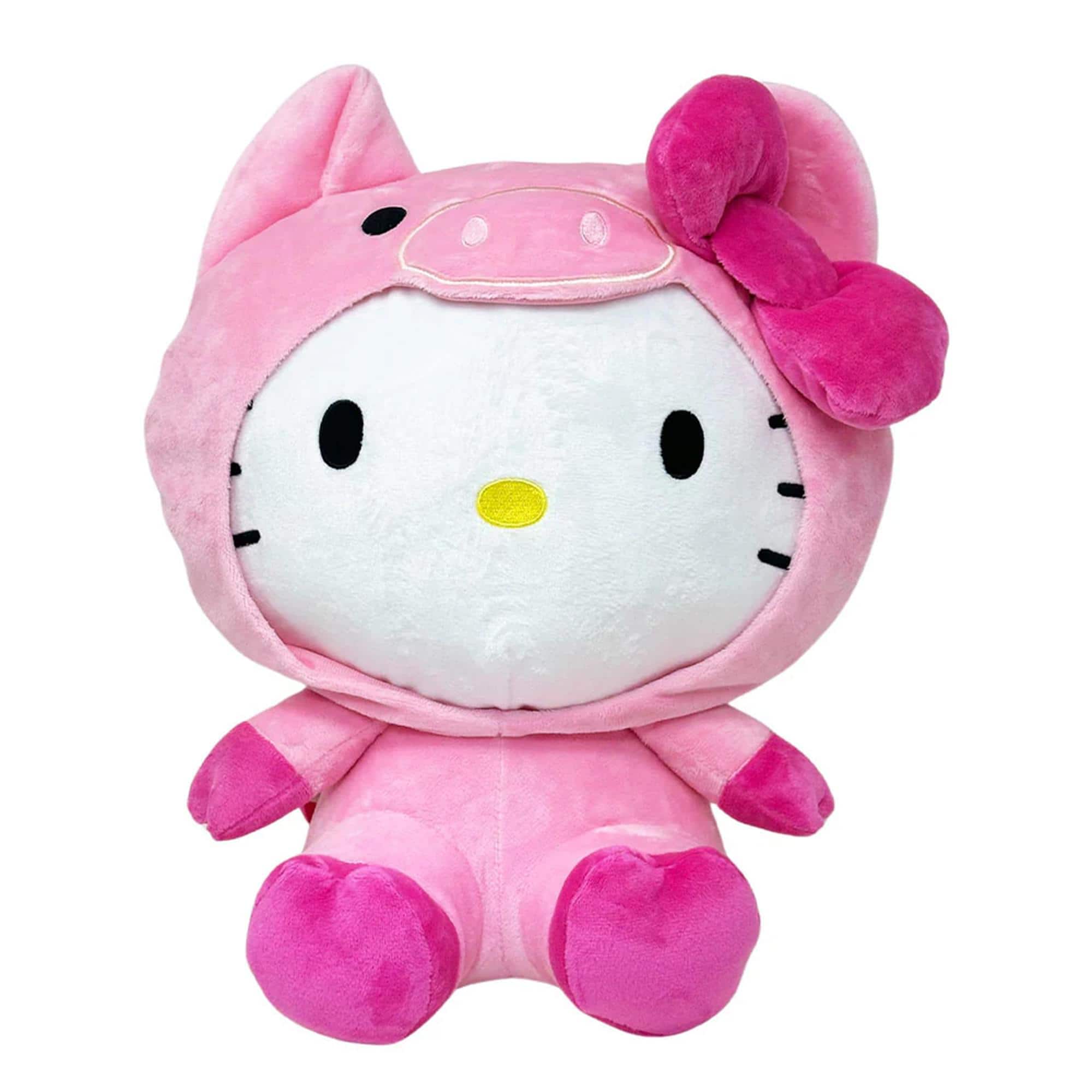 Sanrio Hello Kitty Piggy 15 Inch Plush Backpack - Pink