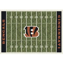 Imperial - Cincinnati Bengals 7'8'' x 10'9'' Home Field Rug - Green