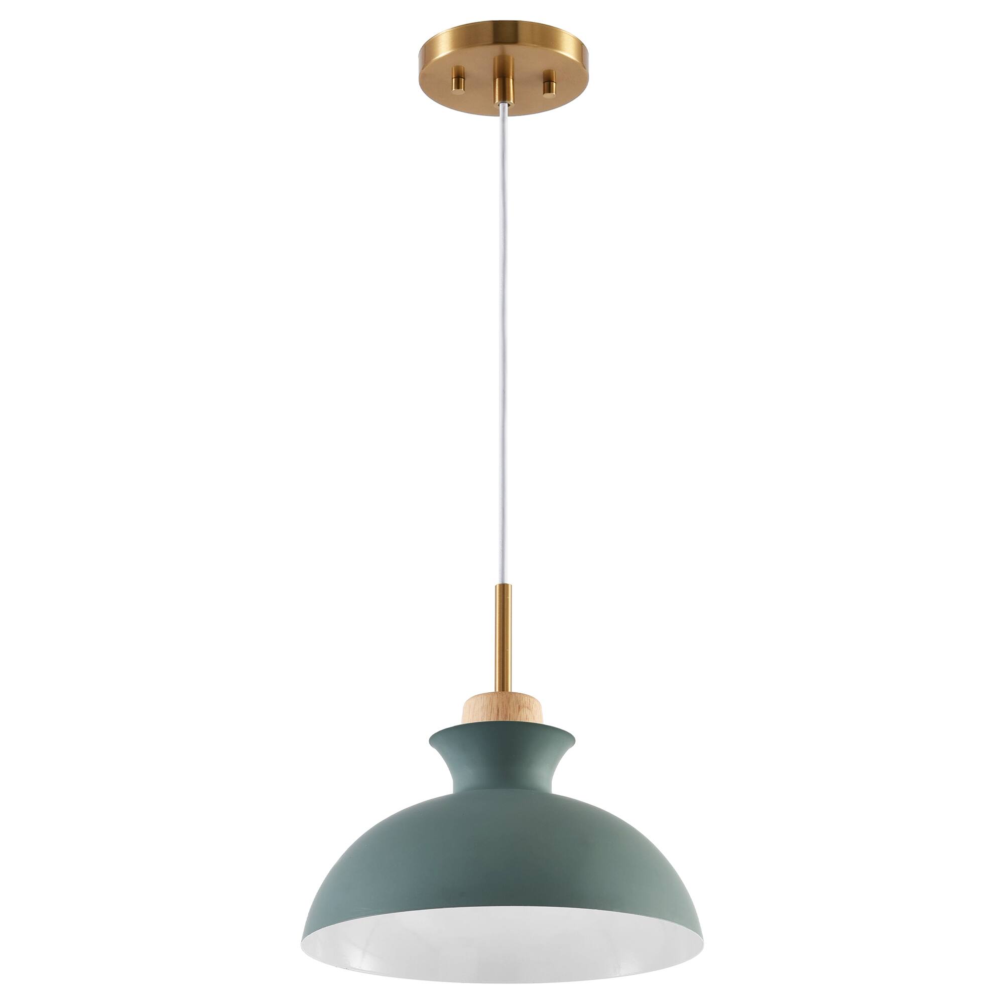 Alt View 8. Parrot Uncle - 1-Light Modern Green Hanging Pendant Light - Green.
