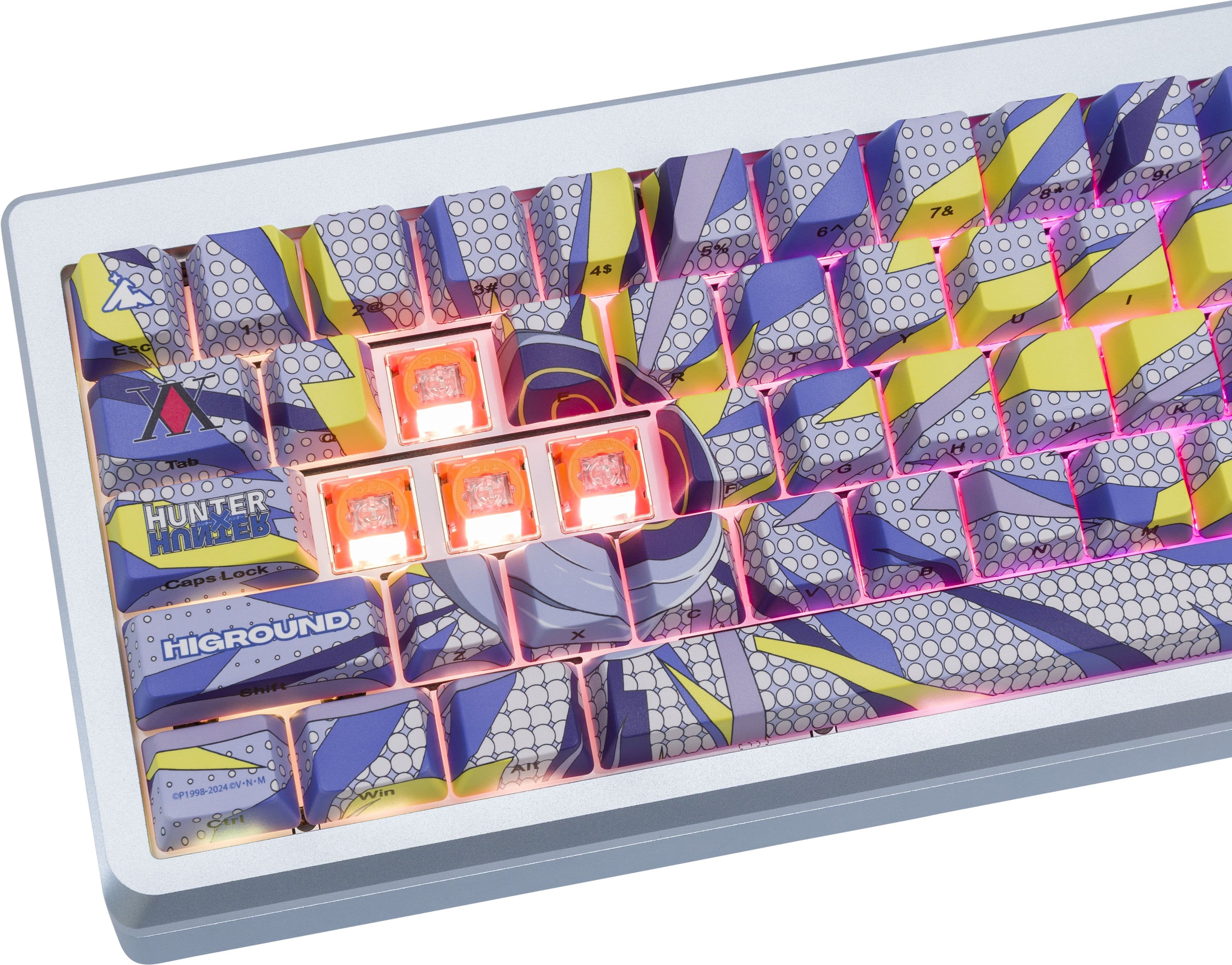 The text on the image reads: "Hunter Keyboard Highground."