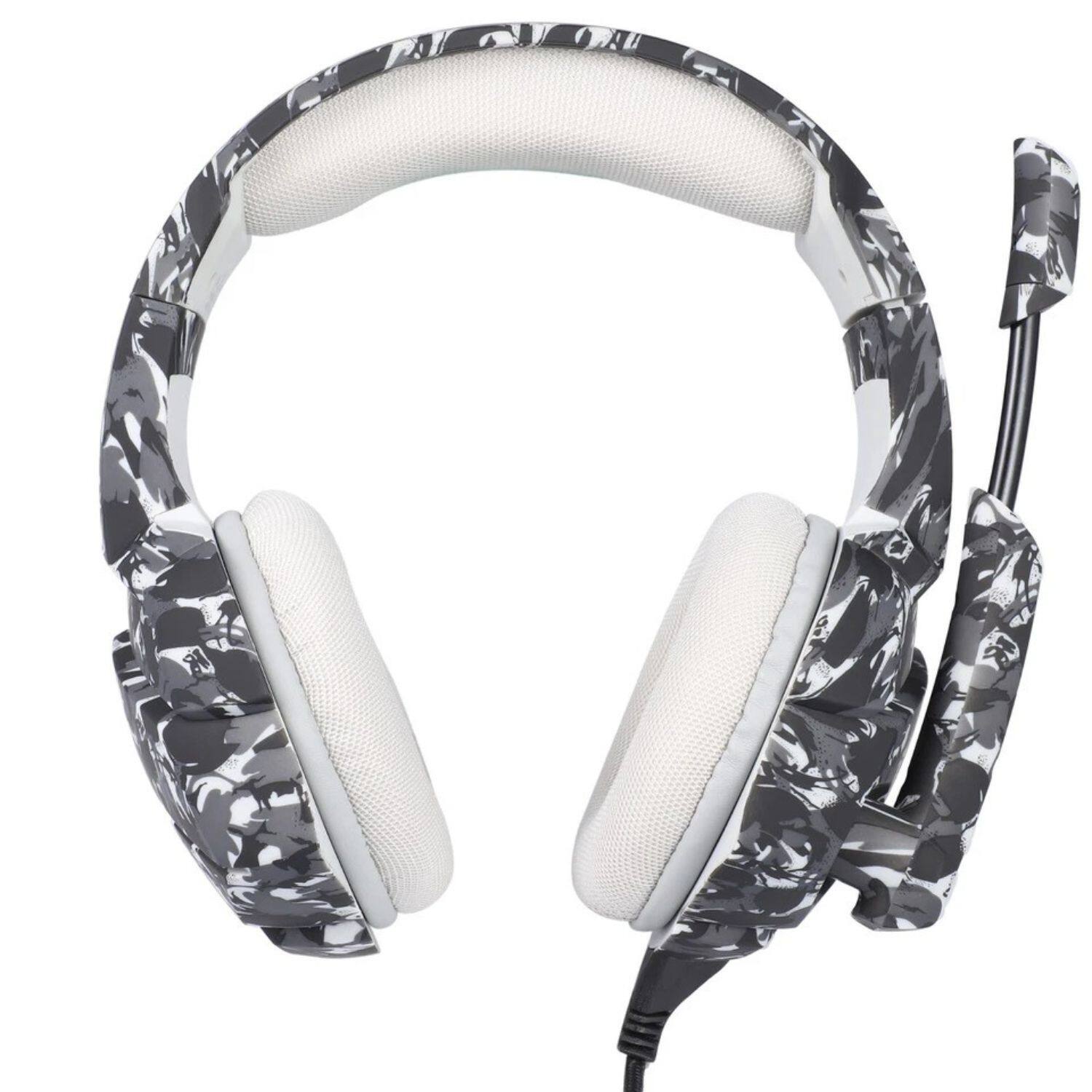 Angle. Stock Preferred - Stereo Gaming Headset with Noise-Canceling Mic-CamoGray - CamoGray.