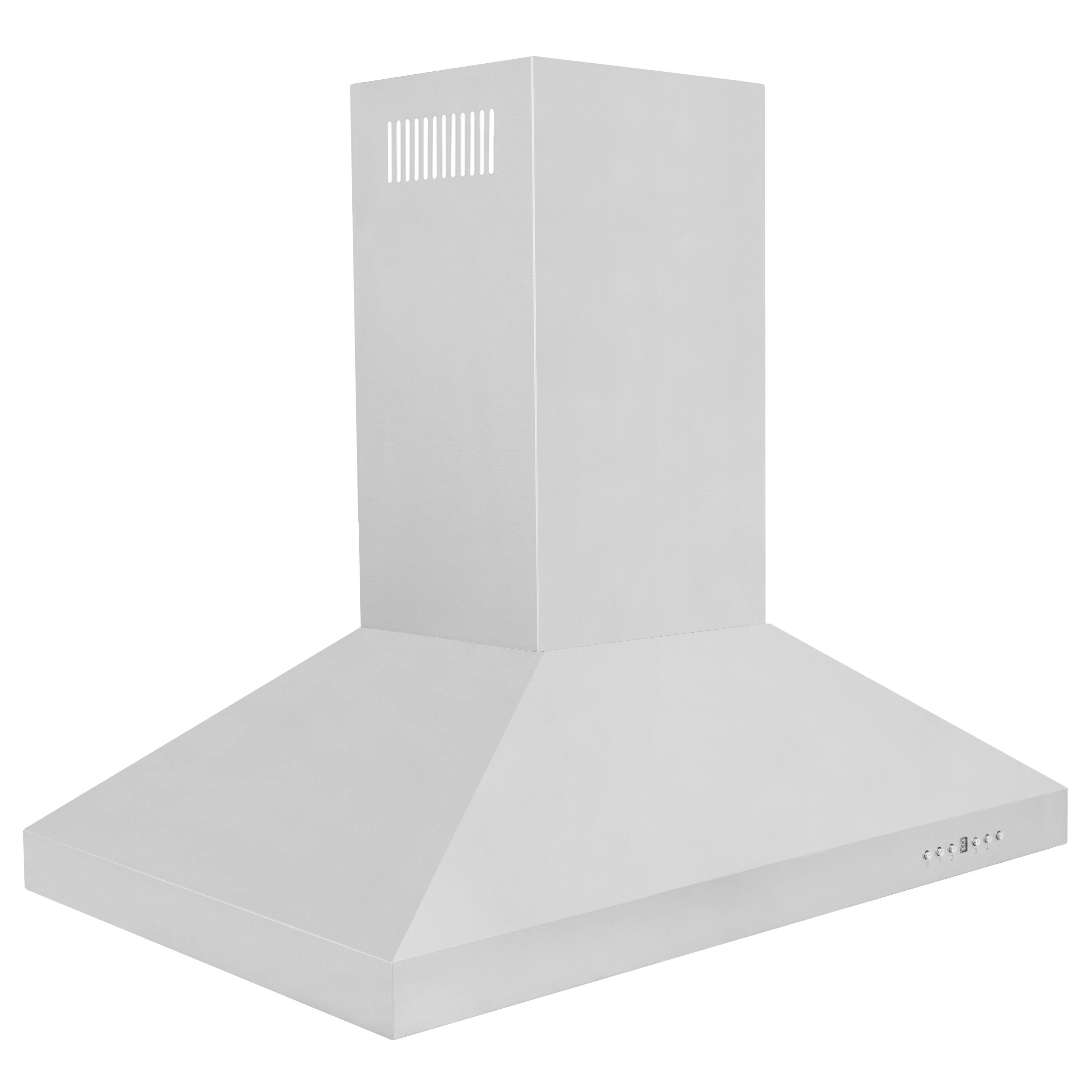 Angle. ZLINE - 30" Externally Vented Range Hood - Stainless steel.