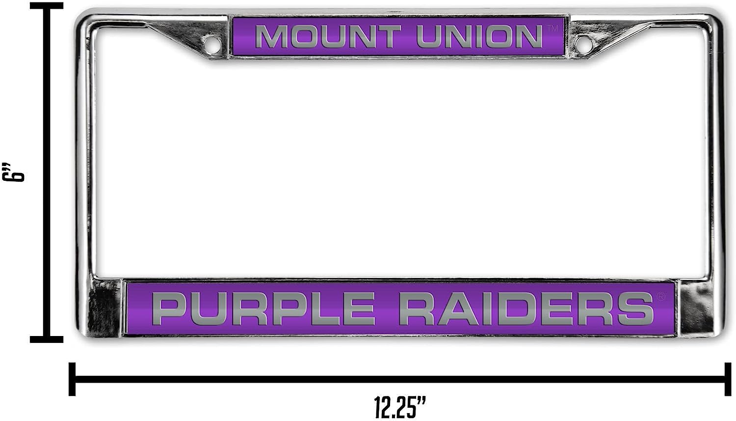 MOUNT UNION  
PURPLE RAIDERS  

6" x 12.25"