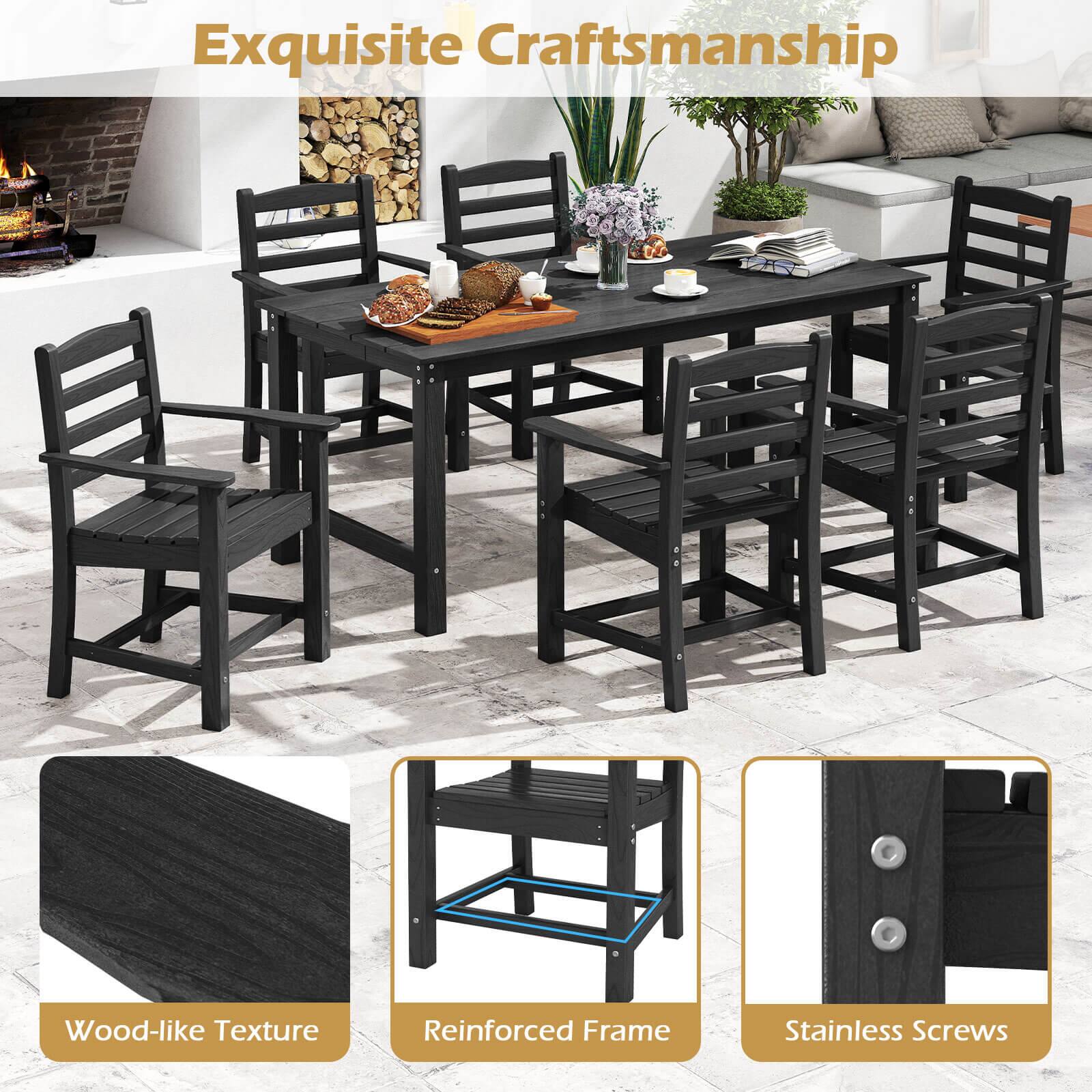 Exquisite Craftsmanship

Wood-like Texture

Reinforced Frame

Stainless Screws