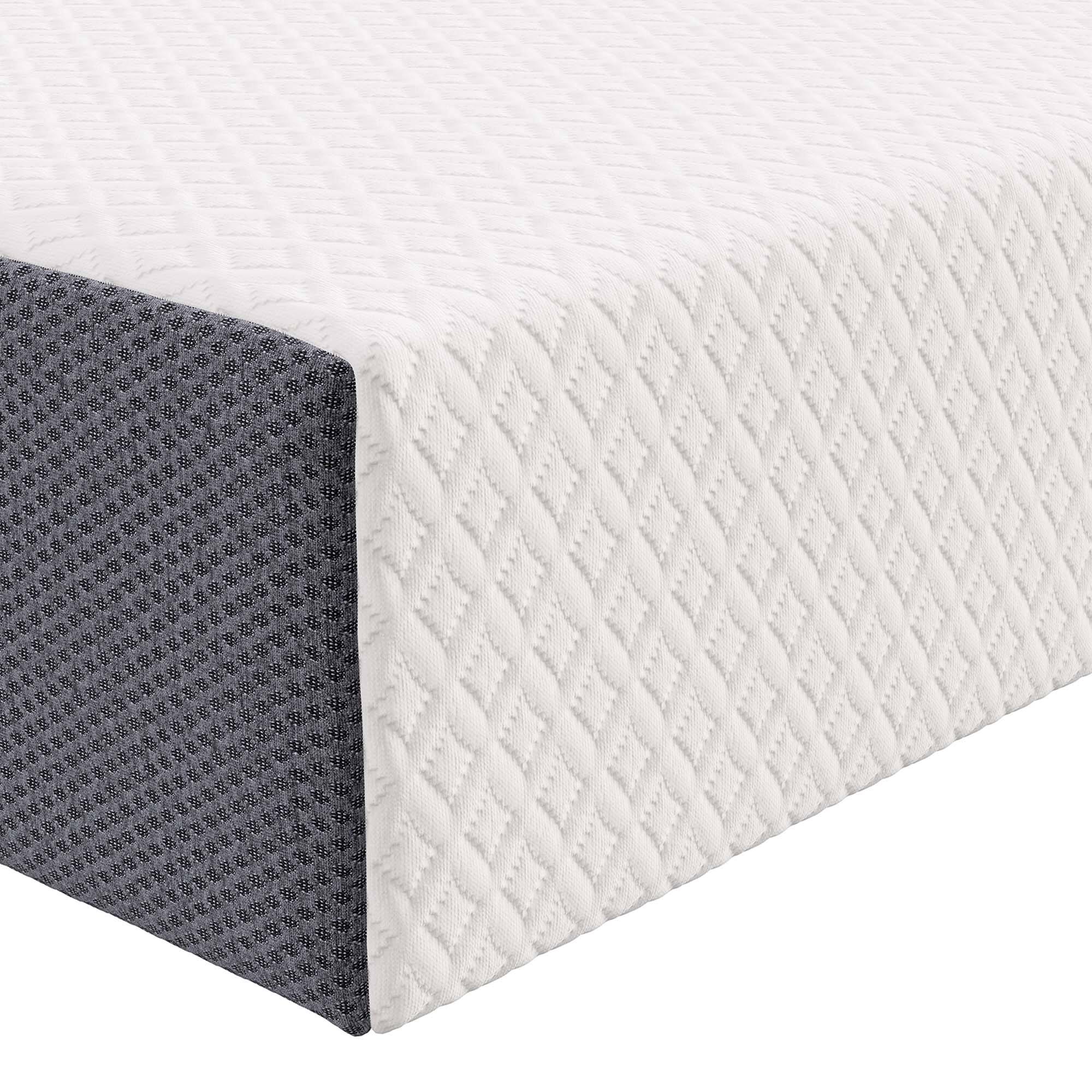 Alt View 1. Modway - Mila 10" Full Mattress by Modway - White.