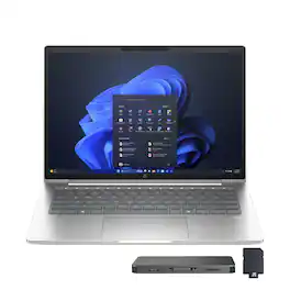HP - ProBook 440 G11 14" IPS WUXGA Laptop,Intel Ultra 7 155U,32GB DDR5 RAM,1TB SSD+1TB Dock Set,Win 11 Pro - Silver