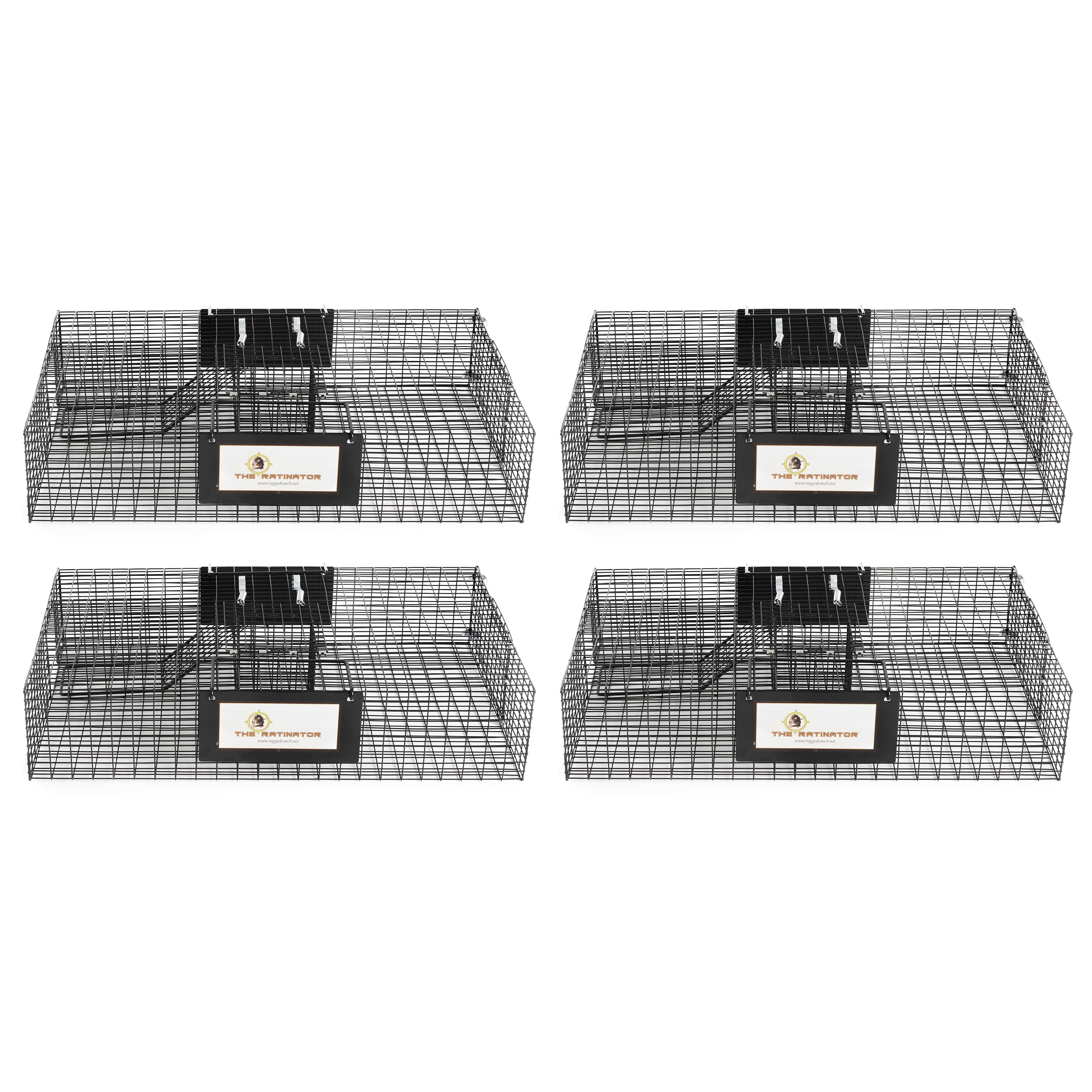 Rugged Ranch Ratinator Rat Squirrel Chipmunk Metal 2 Door Trap Cage (4 Pack) price history on PriceWatchPro