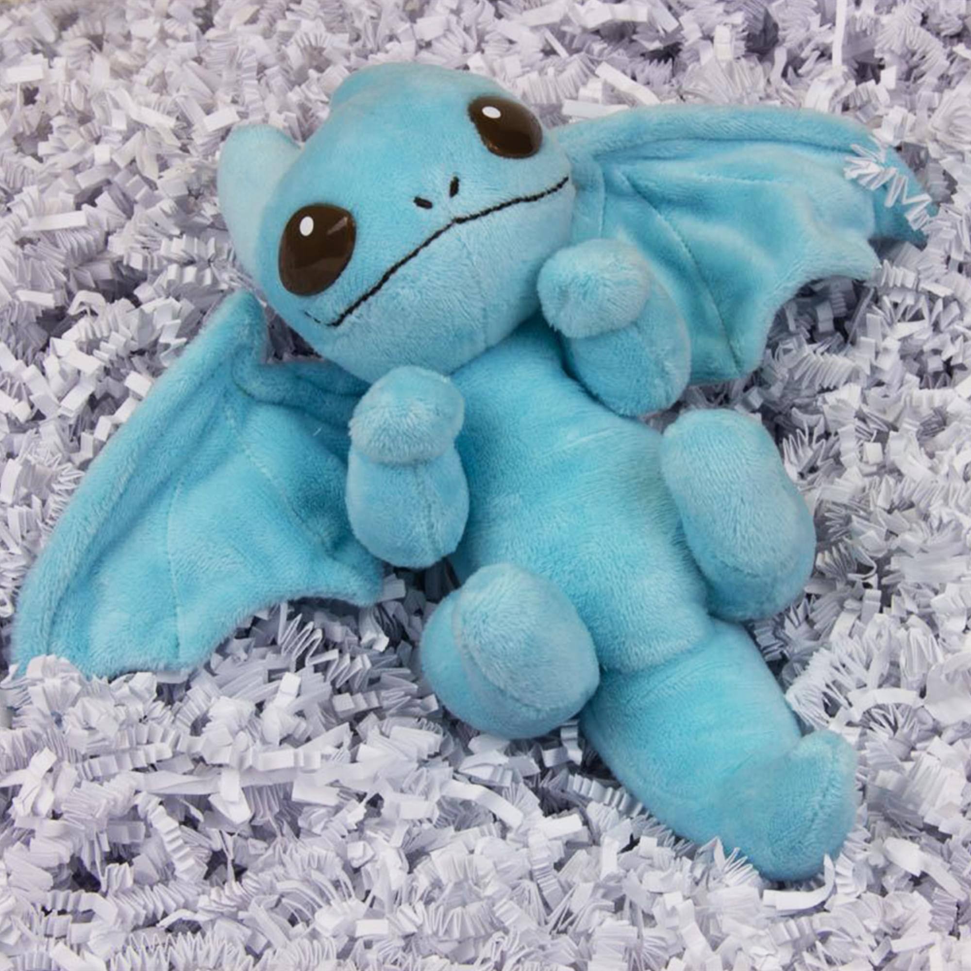 Alt View 10. Toynami - Little Embers 7 Inch Plush w/ Moveable Limbs & Magnetic Hands | Ash (Blue) - Blue.