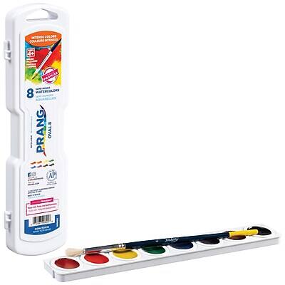 INTENSE COLORS  
COULEURS INTENSES  

8 WATERCOLORS  
60 PRANG OVAL AP