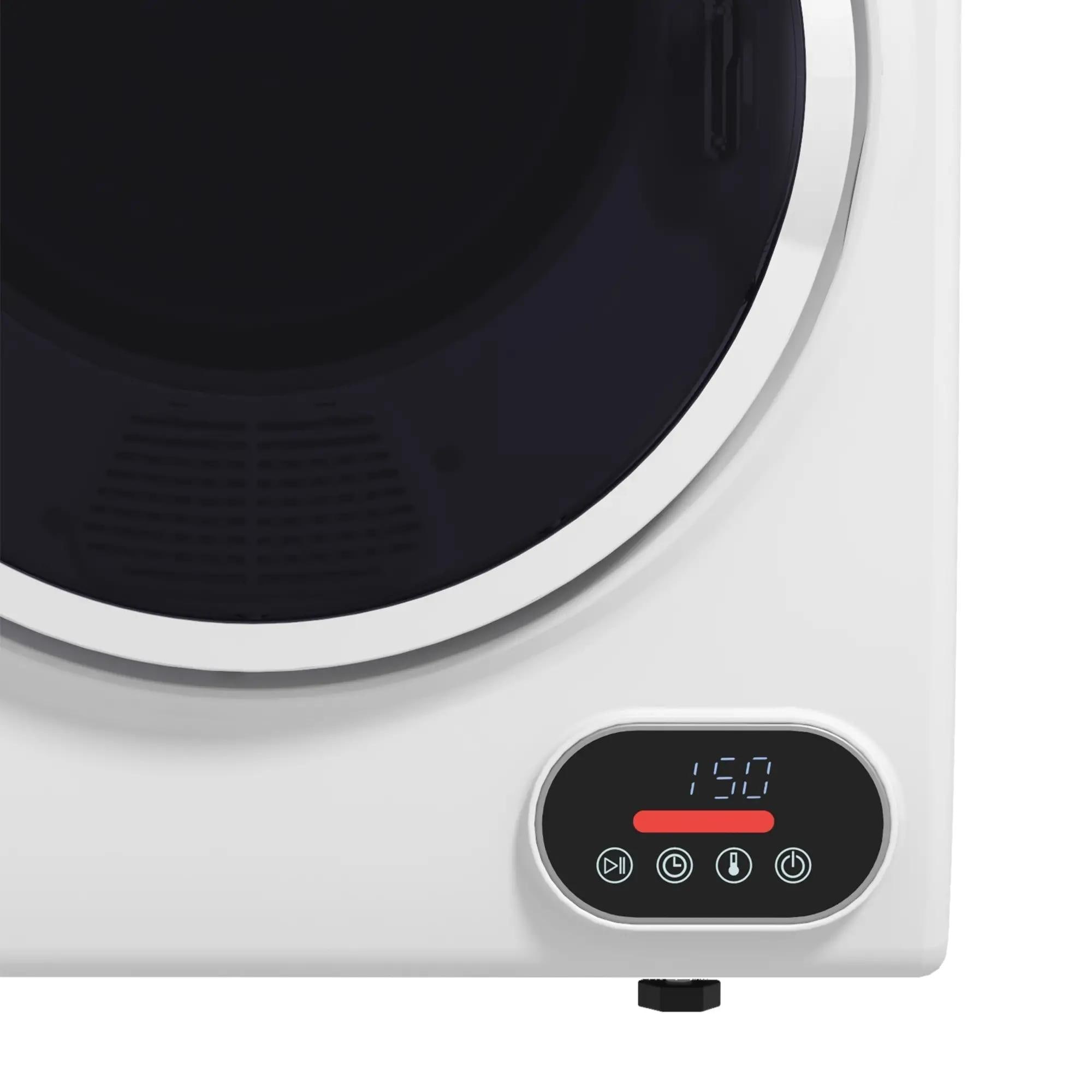 Angle. Resenkos - 1.5 cu.ft Portable Compact Clothes Laundry Dryer with Intelligent Drying for Apartments Dorms RVs, 850W, White - White.