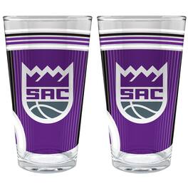 Great American Products - Sacramento Kings Two-Piece 16oz. Pint Glass Set - Multicolor