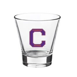 Indigo Falls - Clemson Tigers 12oz. Slant Vault Rock Glass - Multicolor