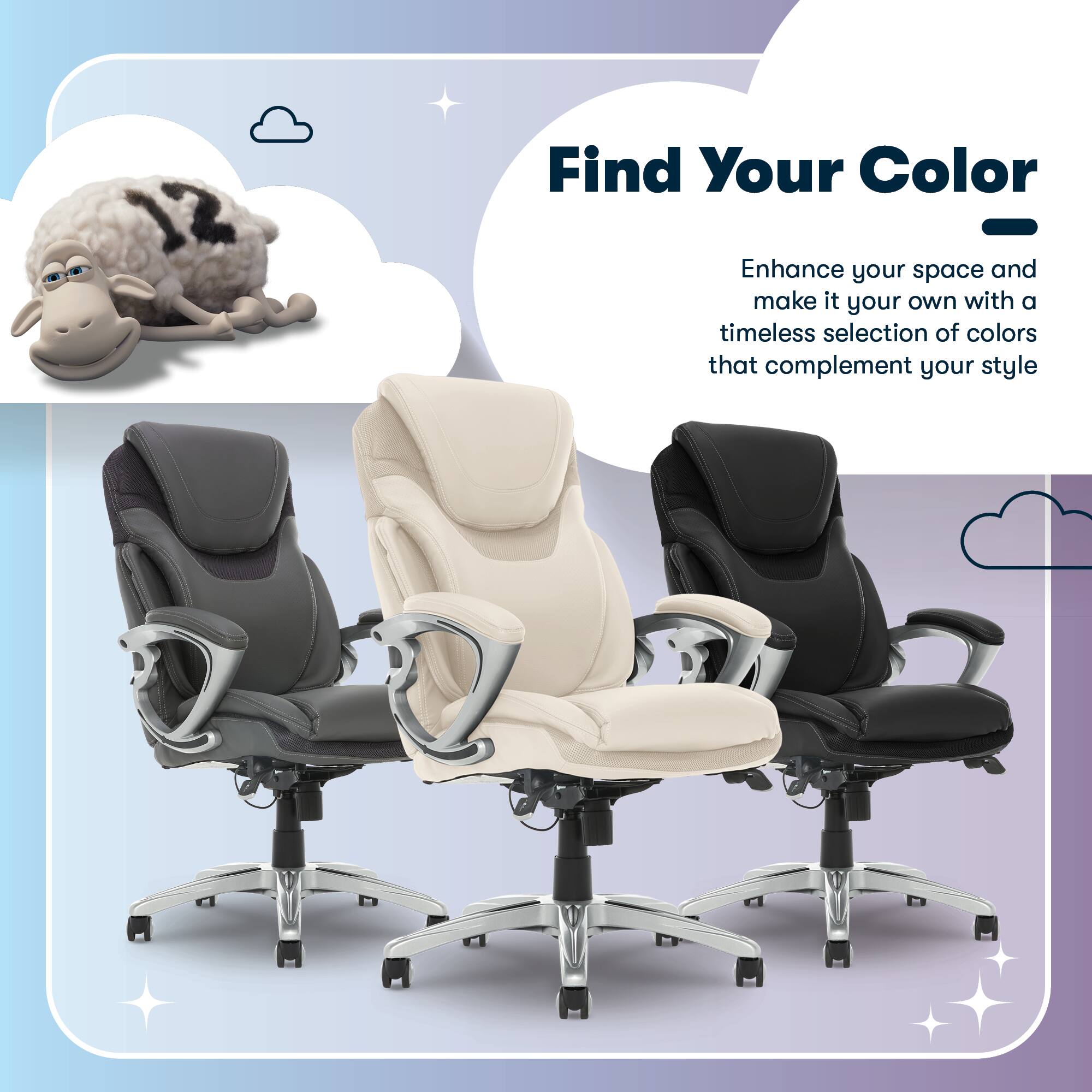 Find Your Color

Enhance your space and make it your own with a timeless selection of colors that complement your style