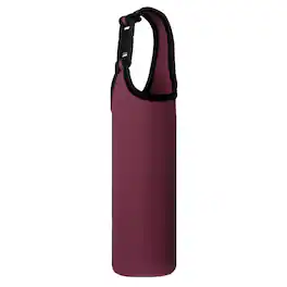 Unique Bargains - Neoprene Water Bottle Sleeves, Bottle Carrier Insulator with Handle, 3 in - For Hiking Cycling Camping Travel - Burgundy