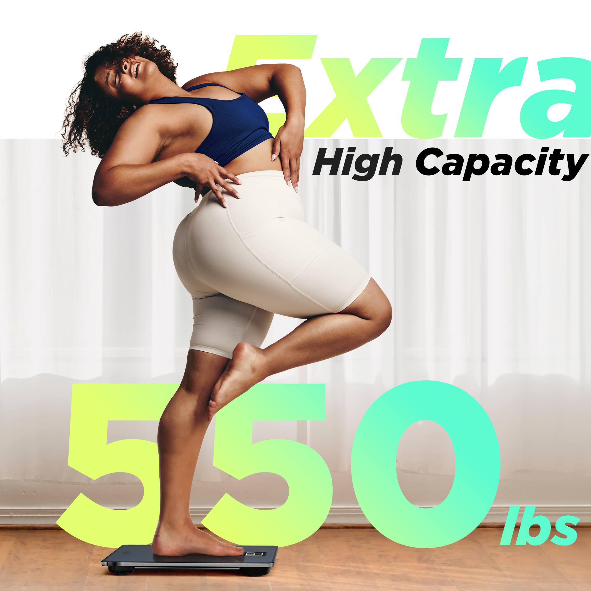 Extra High Capacity  
550 lbs