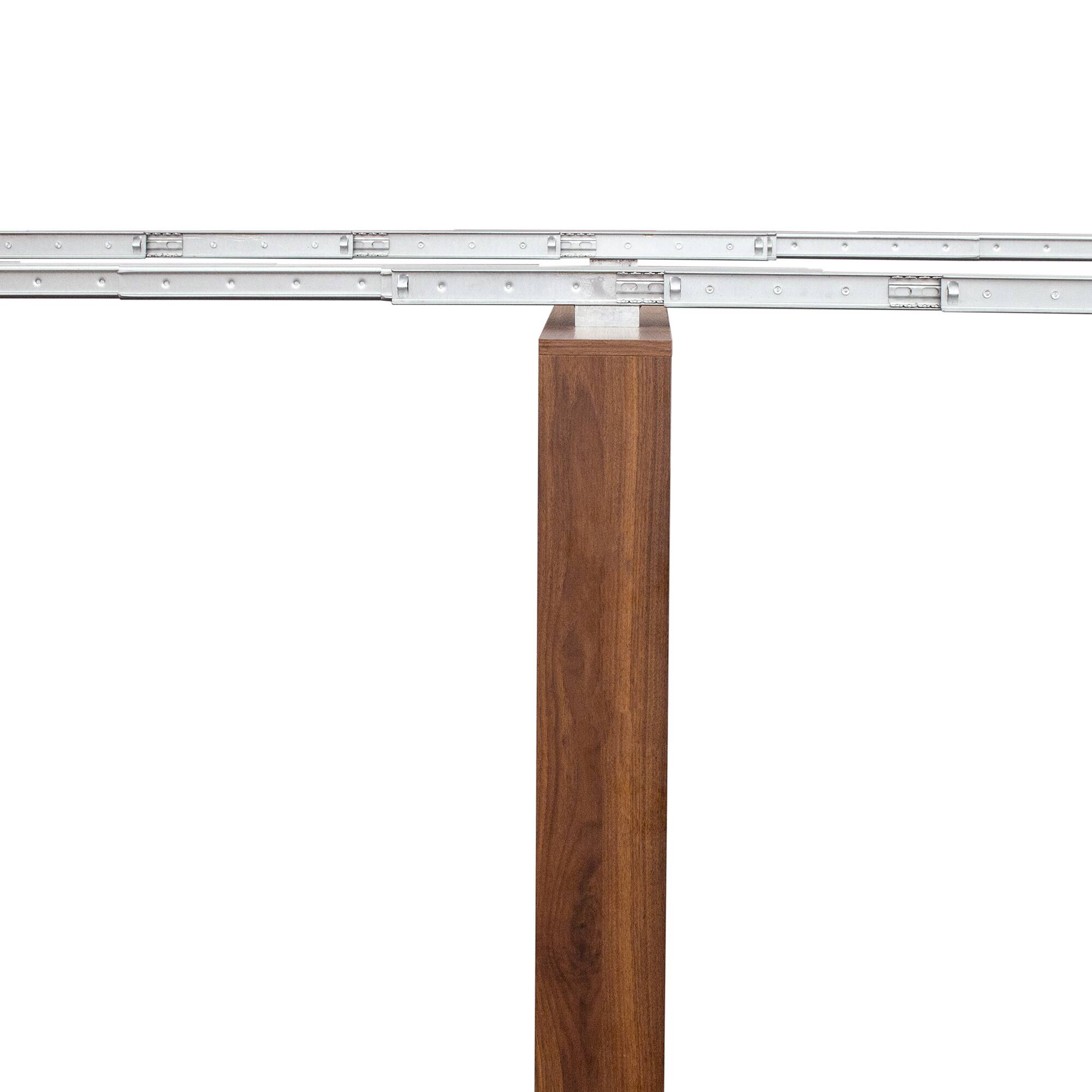 Alt View 7. Tiramisubest - Multifunctional extendable console dining table, Walnut - Walnut.
