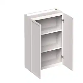 Boyel Living - 30-in W x 30-in H x 12-in D Slim Shaker RTA Kitchen Wall Cabinet with Soft-Close - Snow White