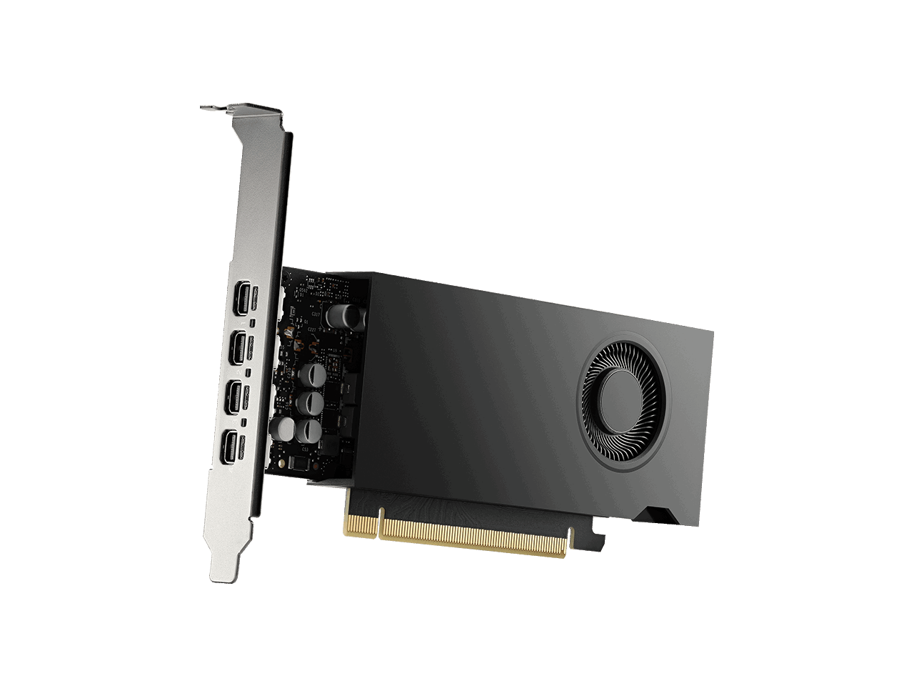 Alt View 1. PNY - PNY RTX 2000E ADA VCNRTX2000ADAS-LLP 16GB 128-bit GDDR6 PCI Express 4.0 x8 Graphics Card.