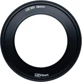 Lee Filters - 58mm Lens Thread to Lee 85 Filter Holder Adapter Ring