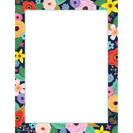 Teacher Created Resources - Wildflowers Computer Paper 50 Sheets