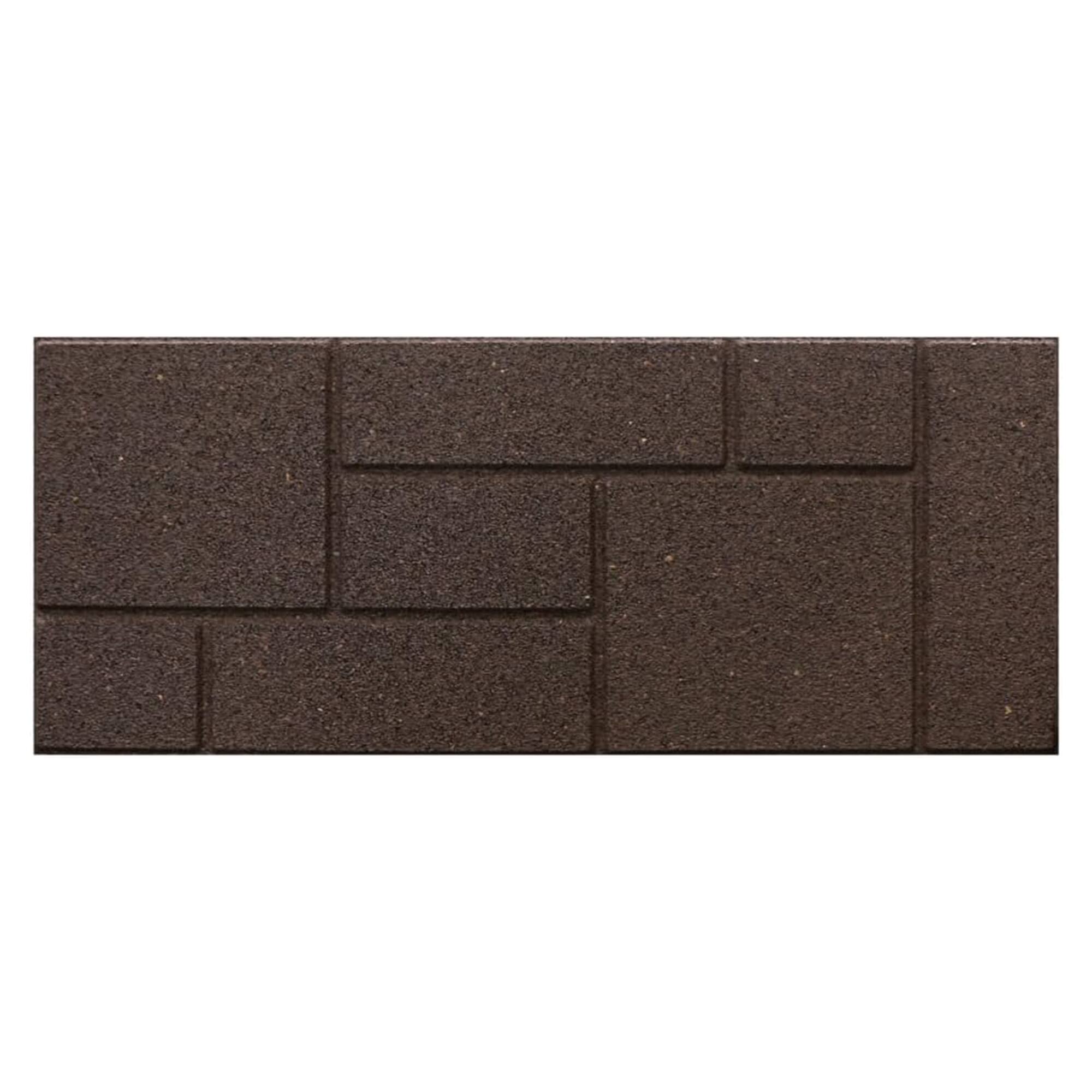 Alt View 7. Tierra Verde - TierraVerde 4 Pack 10" x 24" Cobblestone Stair Tread Decorative Panels, Brown - Brown.