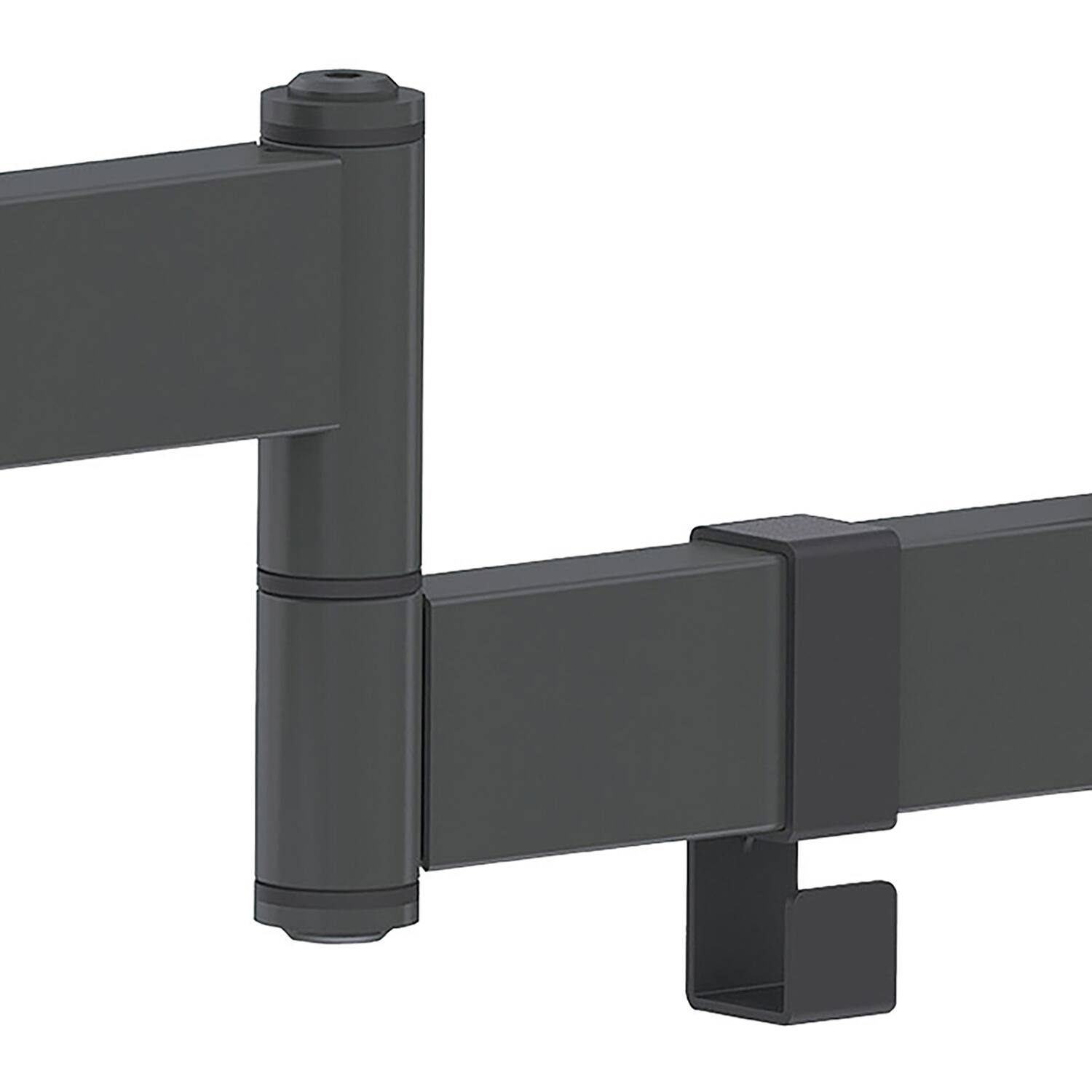 Back. Manhattan - Articulating TV Wall Mount for 13" to 43" TVs, 200 x 200 Max VESA, Holds up to 44 Lbs - Black.